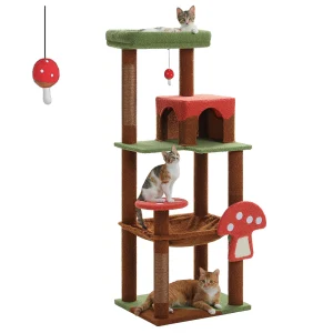 Mushroom Cat Tree/Scratching Posts