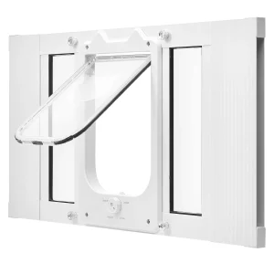 Cat Door for Window Adjustable