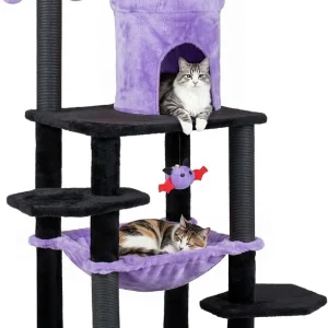 Gothic Black Cat Tree