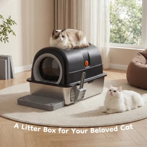 Stainless Steel Cat Litter Box