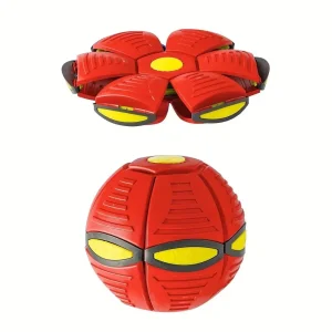 Saucer Bouncing Ball Dog Toy