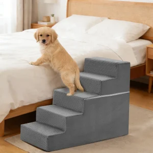 Step Right Angled Foam Dog Stairs
