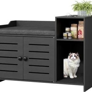 Farmhouse Cat Litter Box Enclosure