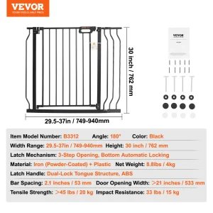 Dog Gate Easy Step Walk Thru