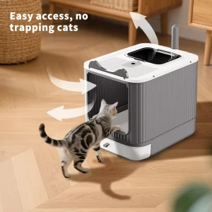 Enclosed Cat Litter Box