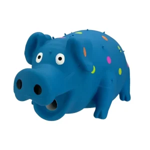 Multicolor Pig Latex Dog Toy
